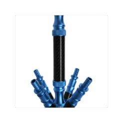 Vandpibe Kaya Elox Carbon Blå 70cm -Headshoppen Salgsbutik vandpibe kaya elox corbania bla 70cm 4