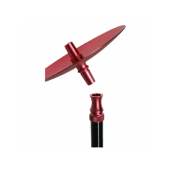 Vandpibe Kaya Elox Corbon Rød 70cm -Headshoppen Salgsbutik vandpibe kaya elox corbon rod 70cm 3