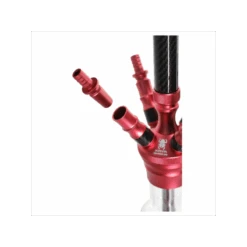 Vandpibe Kaya Elox Corbon Rød 70cm -Headshoppen Salgsbutik vandpibe kaya elox corbon rod 70cm 5